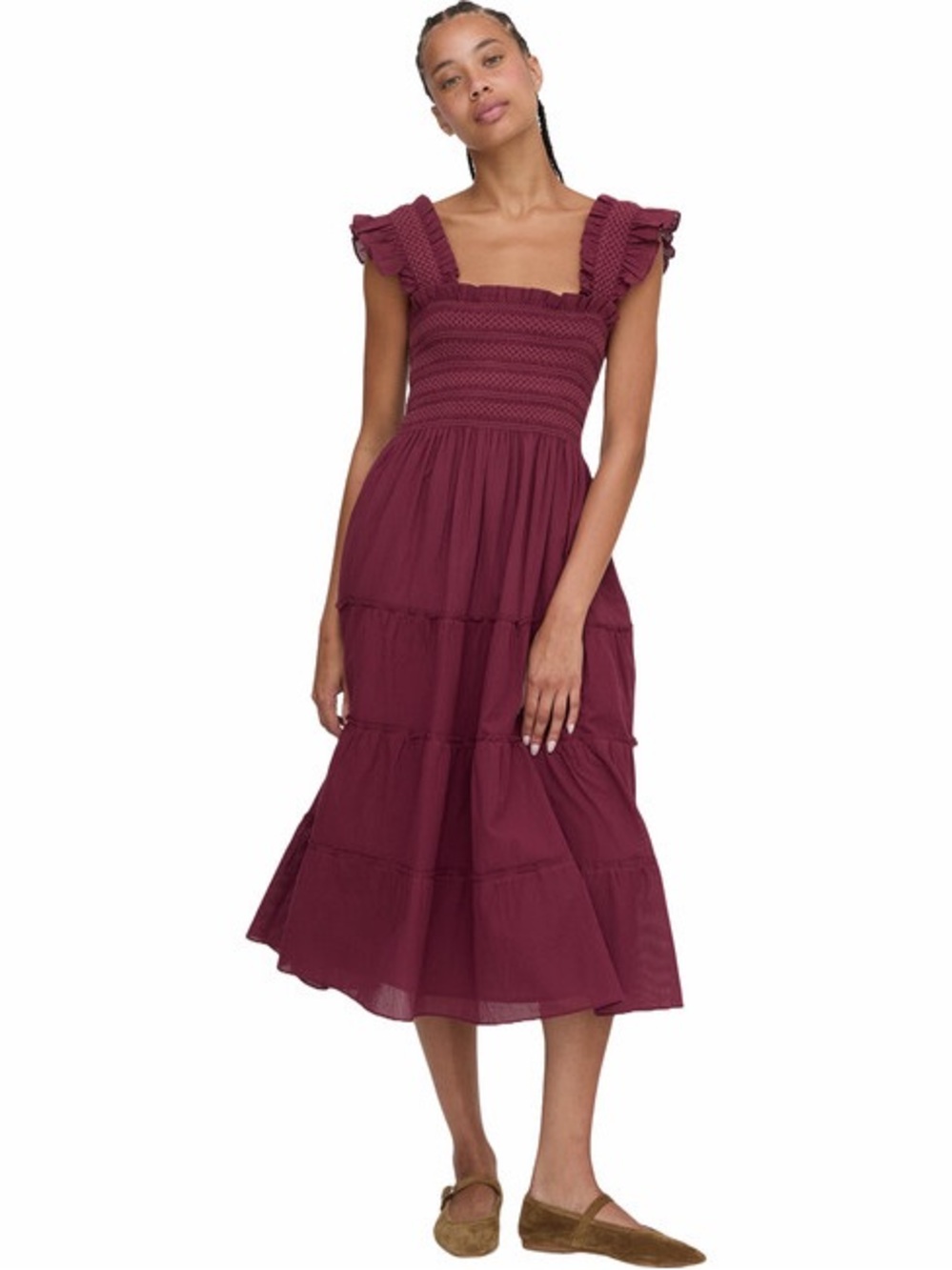 Hill House Ellie Nap Dress in Burgundy Wine